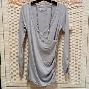 Victoria's Secret gray ruched tunic